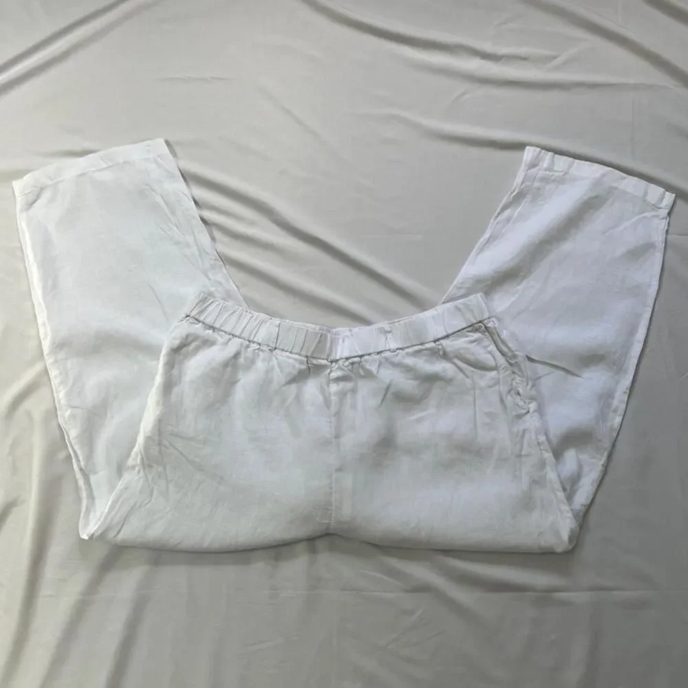 Quince Women's White Trousers